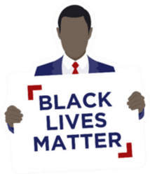 Black Lives Matter Statement Illustration Sticker