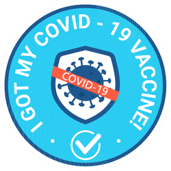 I Got My Covid-19 Vaccine Shot Sticker