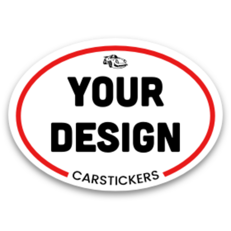 Custom Printed Oval Stickers