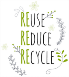 Reduce Reuse Recycle Sticker