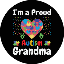 I'm A Proud Autism Grandma Sticker
