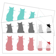 Family Stickers - Cat Family