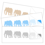 Family Stickers - Elephants