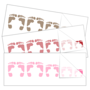 Family Stickers - Footprints
