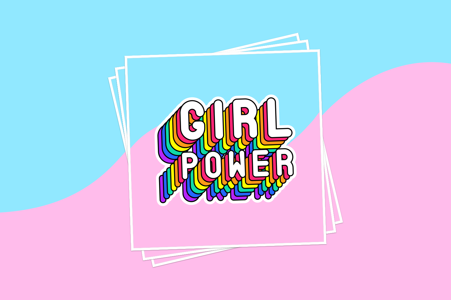 Girl Power Sticker.