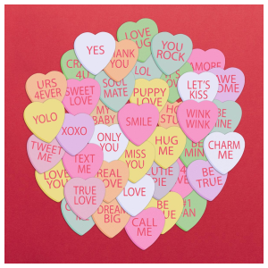I Heart You - Conversation Hearts Sticker Bundle