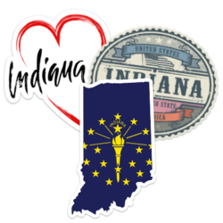 Indiana Stickers