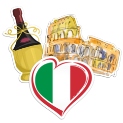 Italy Car Sticker and Decals