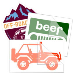 Jeep & Off Road Stickers