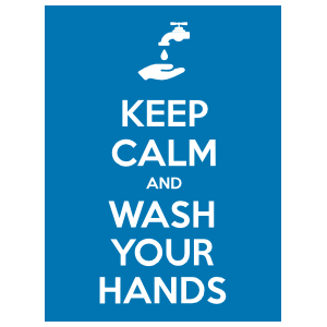 Keep Calm and Wash Your Hands Sticker