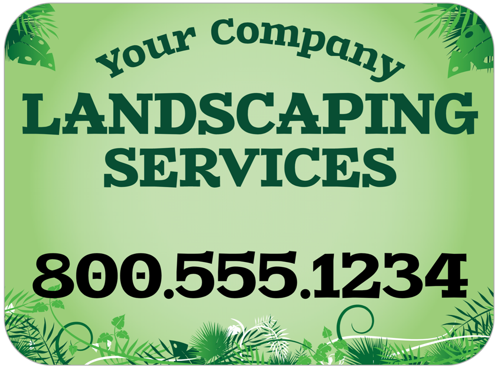 Landscaping Magnet Template