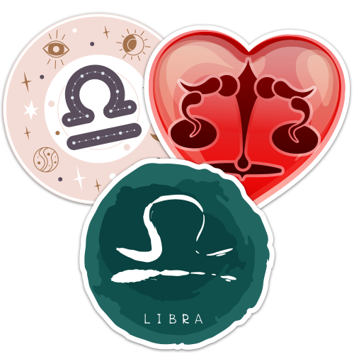 Libra Stickers