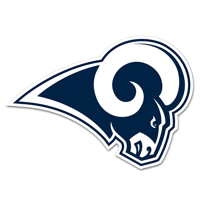 Los Angeles Rams NFL Logo Sticker