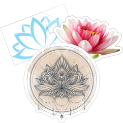 Lotus Flower Stickers