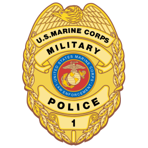 Marine Rank Military Police Badge Sticker