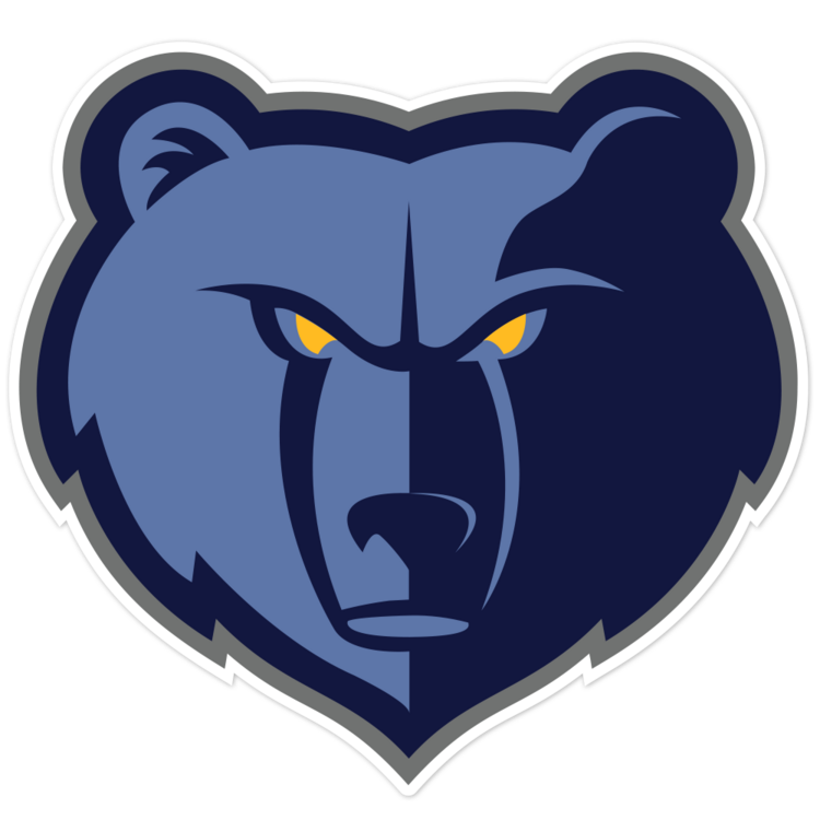 Memphis Grizzlies NBA Logo Sticker