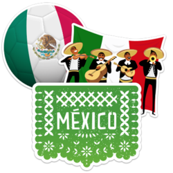 Mexico Stickers