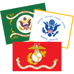 Military Flag Stickers