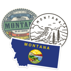 Montana Stickers
