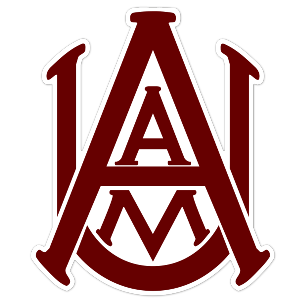 Alabama A & M Bulldogs NCAA Logo Sticker