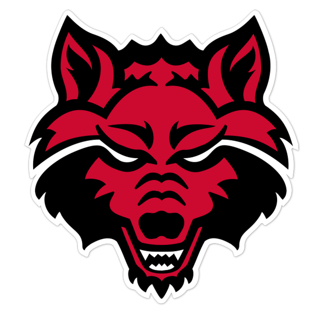 Arkansas State Red Wolves NCAA Logo Sticker