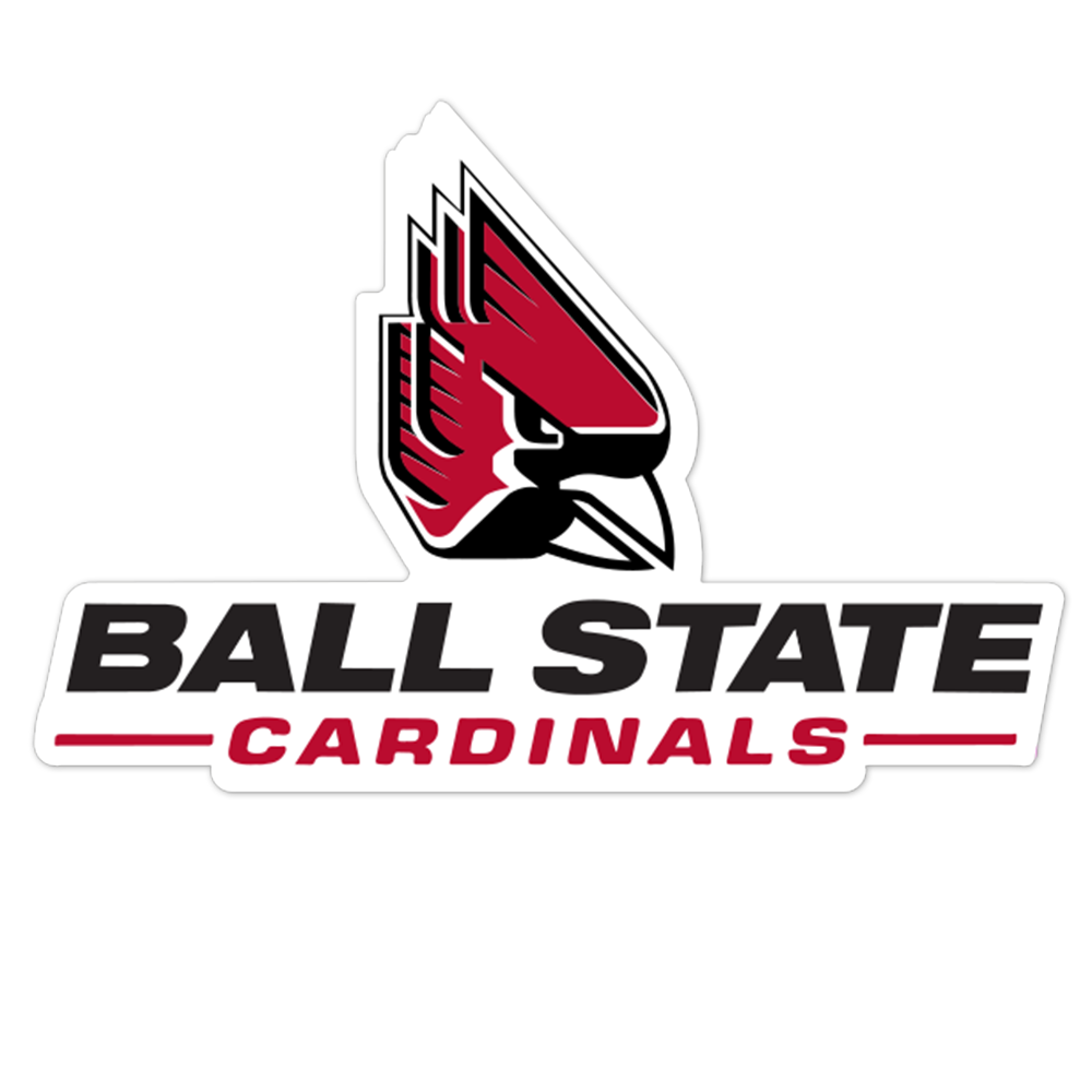 Ball State Cardinals NCAA Logo Sticker