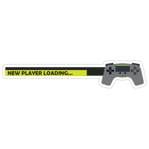 New Player Loading Baby on Board Sticker