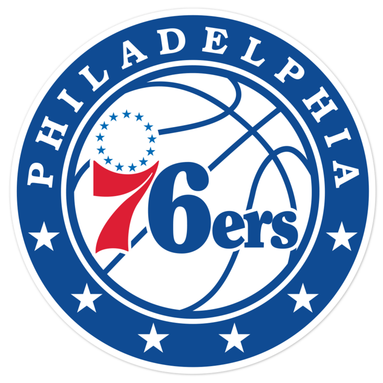 Philadelphia 76ers NBA Logo Sticker