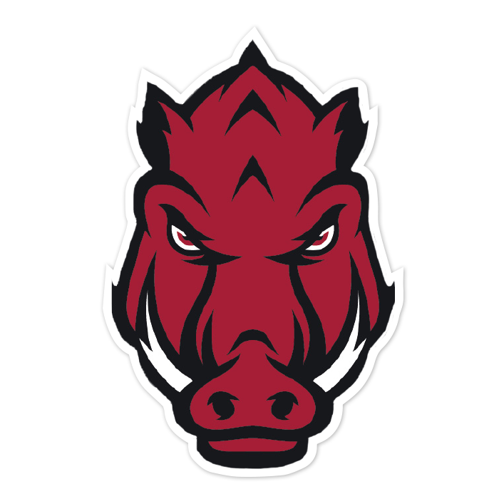 Arkansas Razorbacks NCAA Logo Sticker