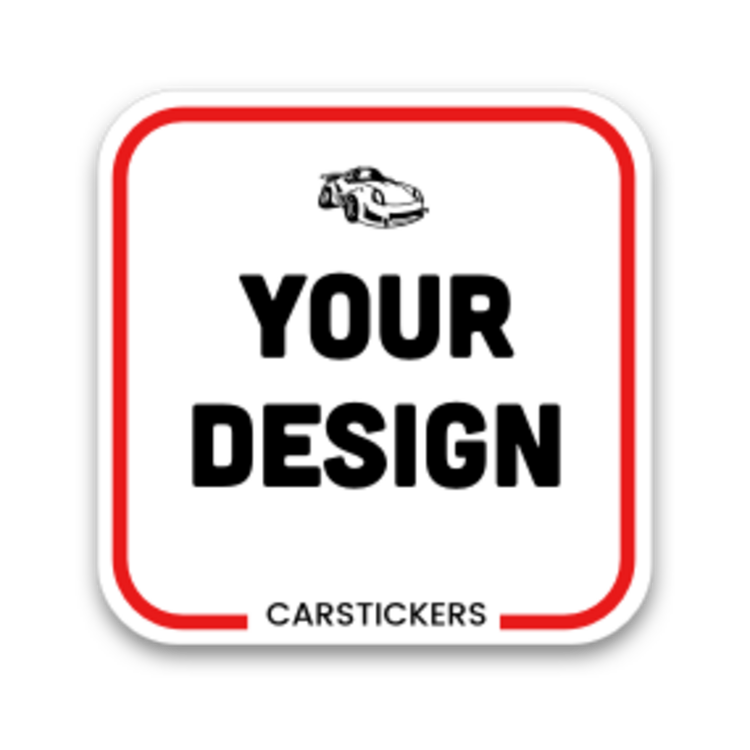 Custom Rounded Corner Sticker