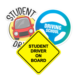 Student Driver & Driving School Stickers