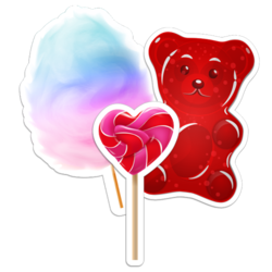 Candy and Sweets Stickers