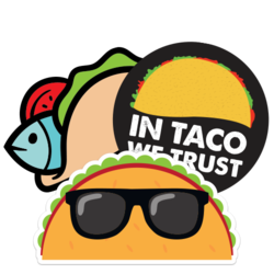 Taco Stickers and Decals
