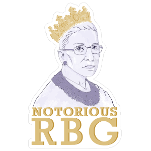 The Notorious RBG Sticker