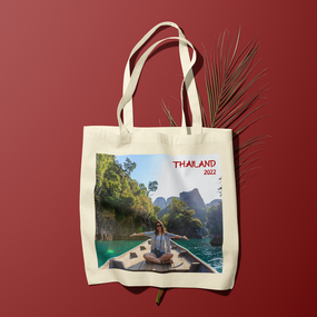 Tote Bag with Custom Photo Print