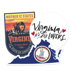 Virginia Stickers
